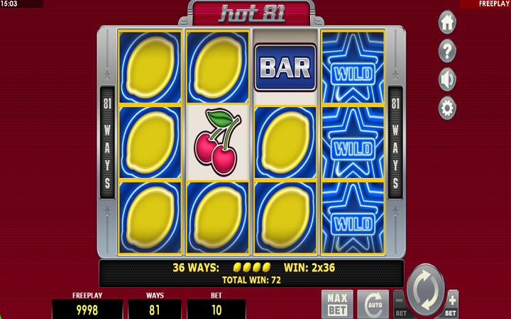 HOT 81 | Sloti ya Hot 81 | michezo ya kasino | michezo ya slots casino