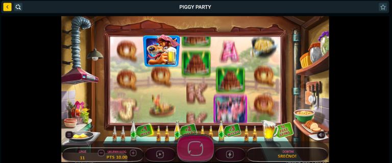 Alama za sloti ya Piggy Party | Sloti za mtandaoni