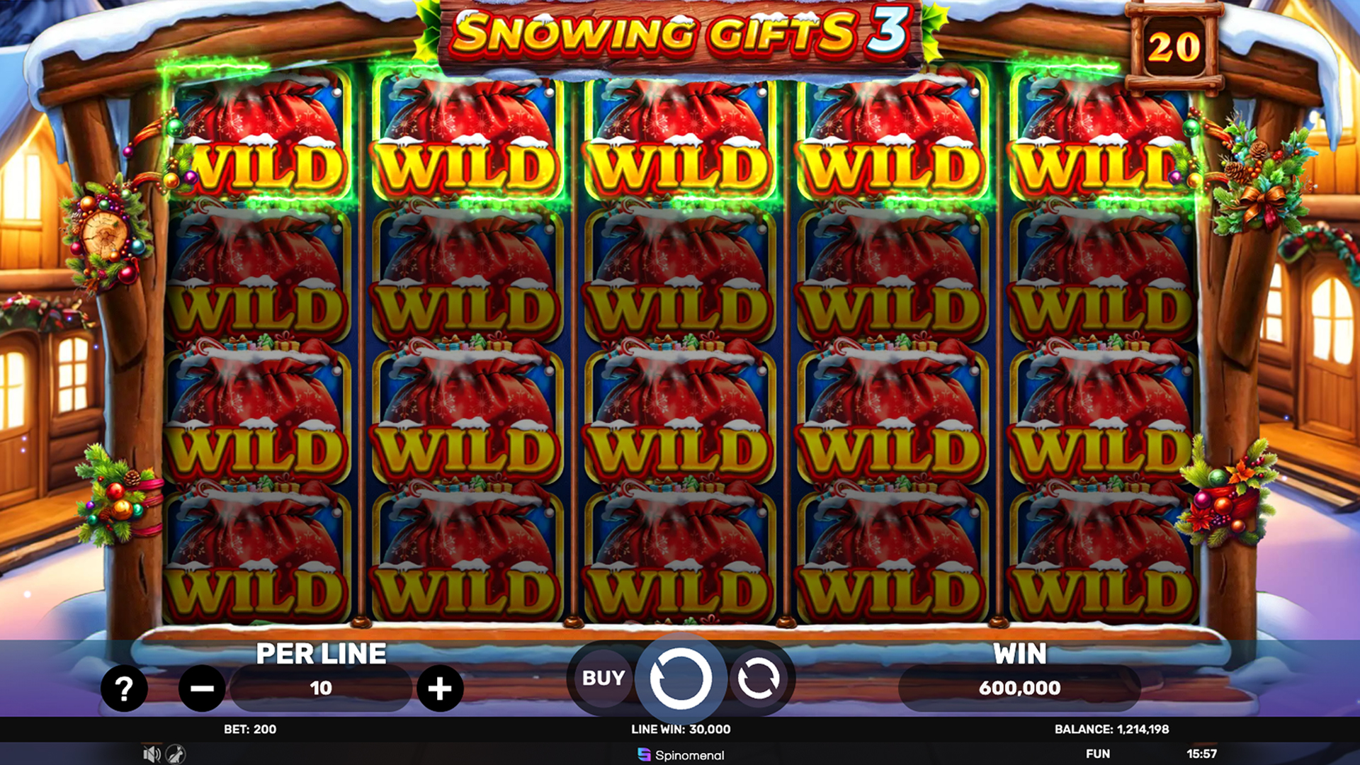 Snowing Gifts 3 | The winning slot