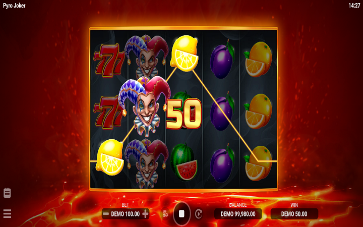 Sloti ya Pyro Joker Mtandaoni