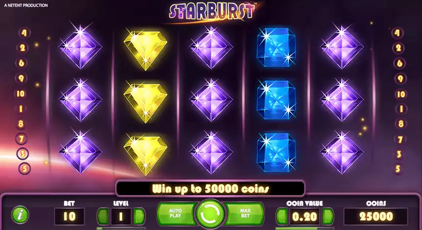The Starburst Slots Game  Online.