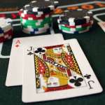 Blackjack, 21 winning hand.